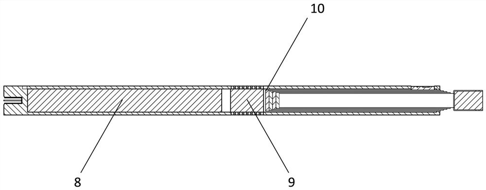 Magnetic suction type paper shadow operating lever