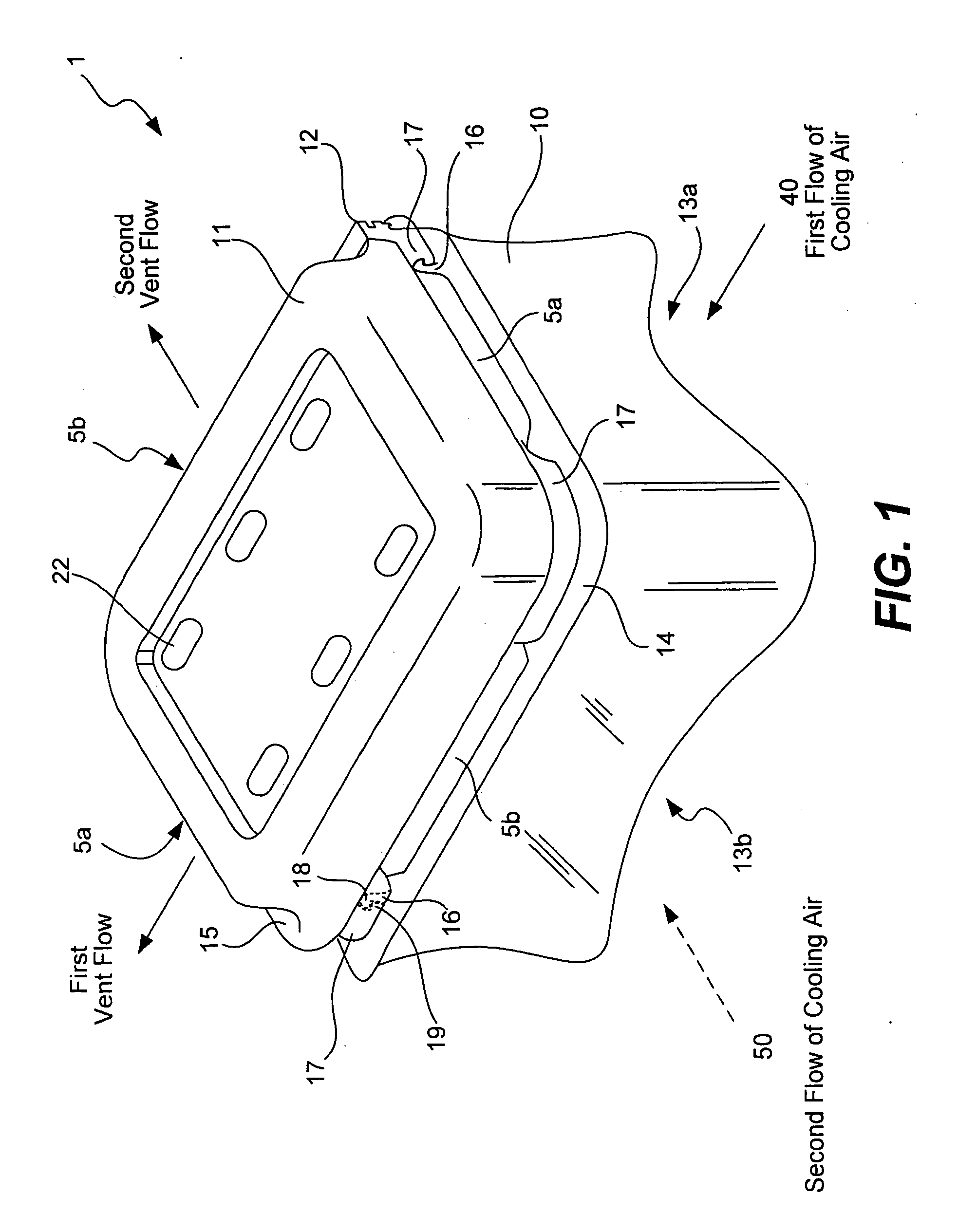 Produce packaging system having produce containers with double-arched bottom ventilation channels