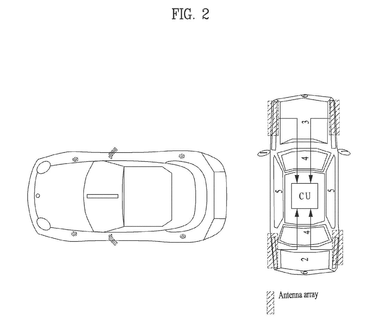 Method of providing services to user equipment having multiple antenna units