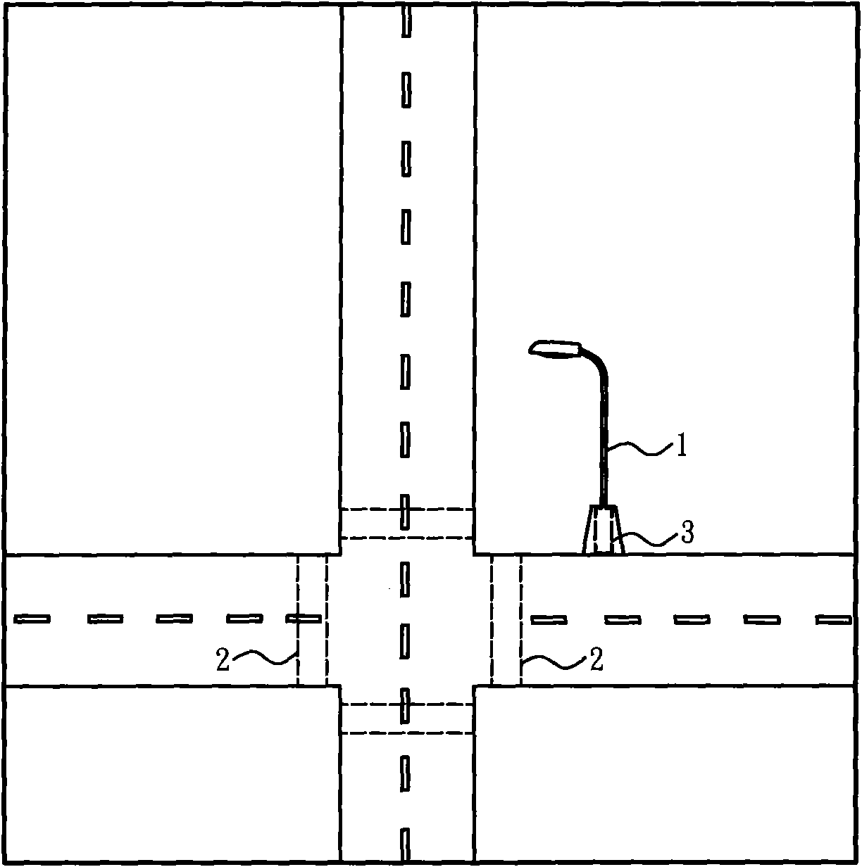 Street lamp device with power generating function