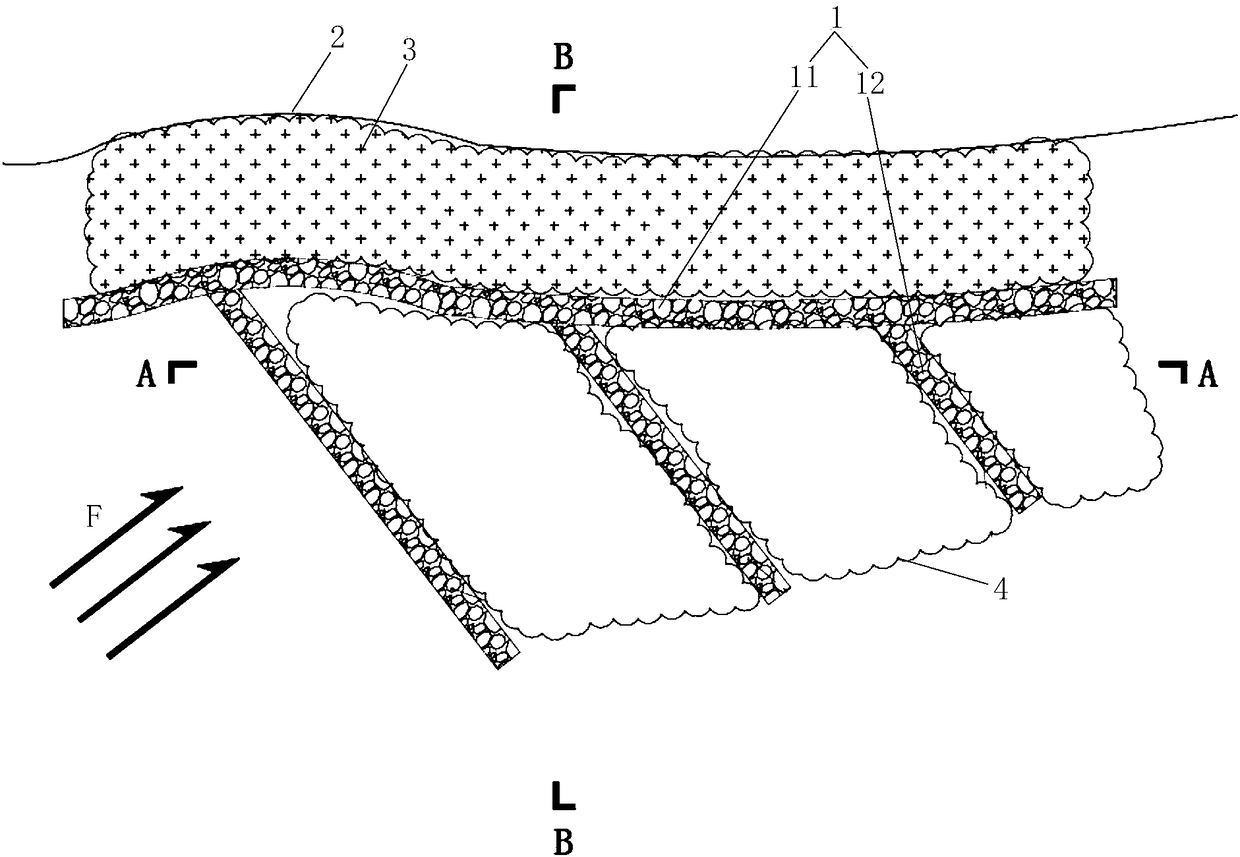 Multi-stage purification ecological wave-eliminating system for high stormy wave and low transparency water body area