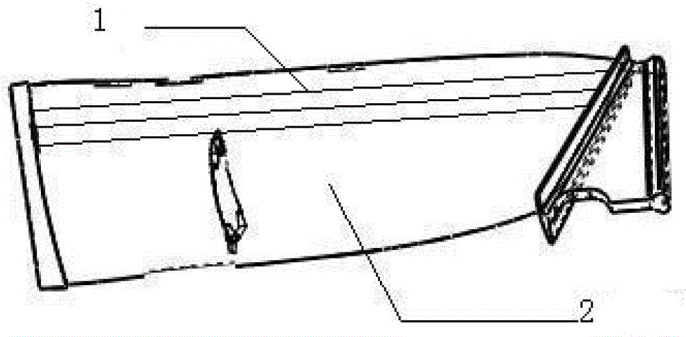 Transverse numerical control polishing method for blade profile