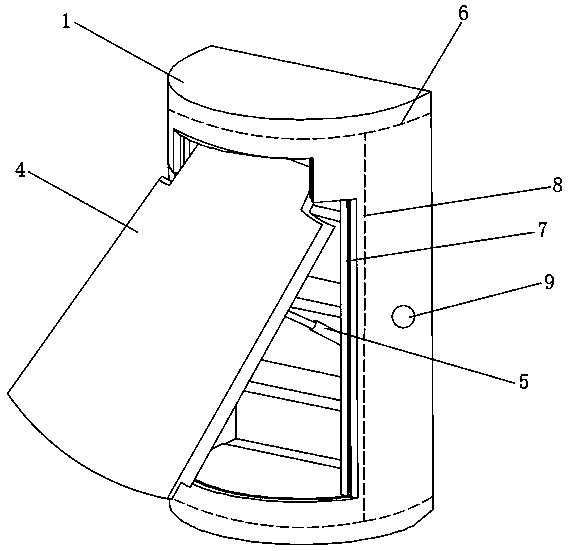 High-rise building firefighting system capable of appeasing trapped persons and using method thereof