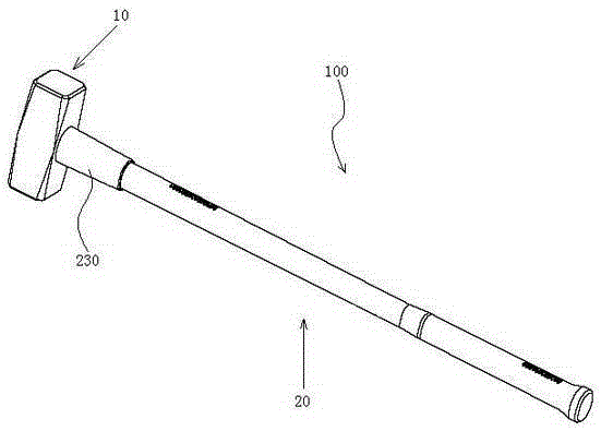 Hand tools including tool shank with tapered wafer lock