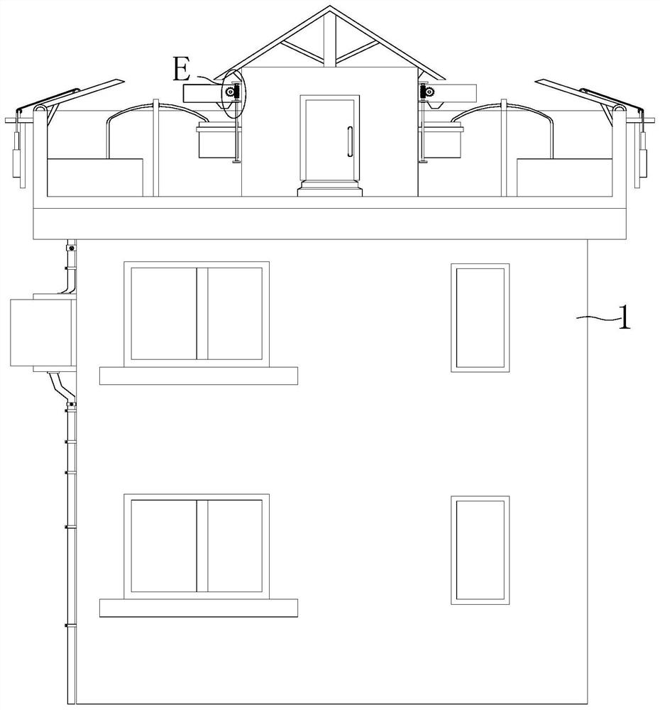 Integrated rainwater collecting and treating device for green building roof