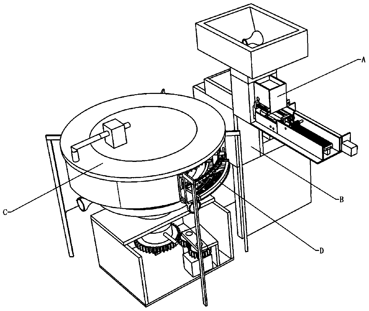 Material sending module and screen printing machine