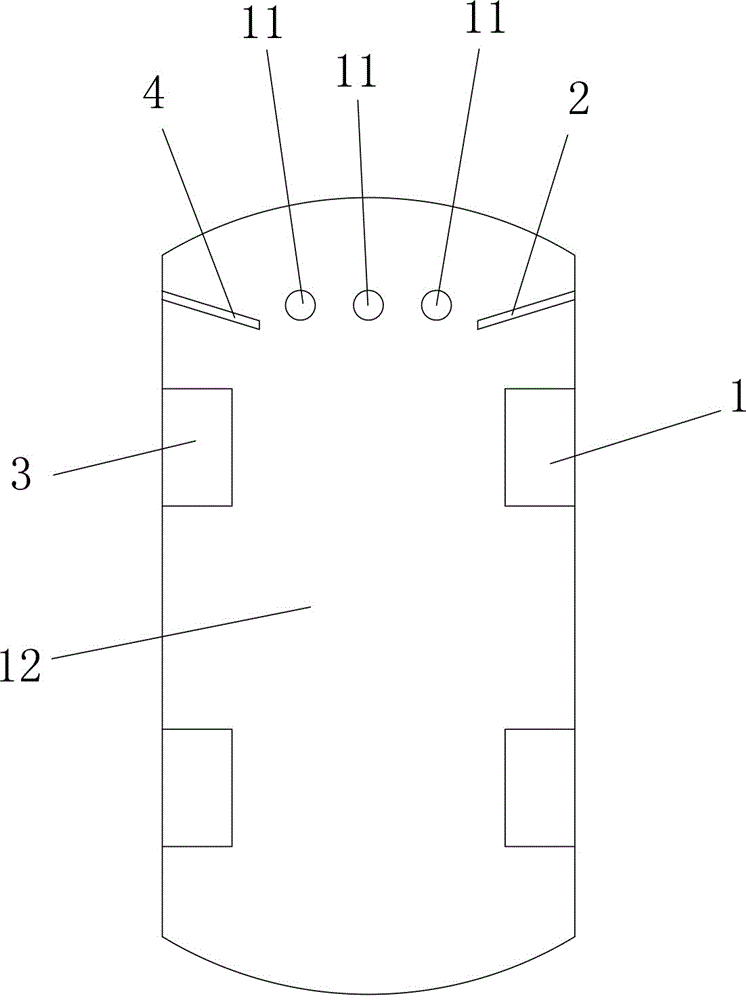 Automobile chassis protection structure