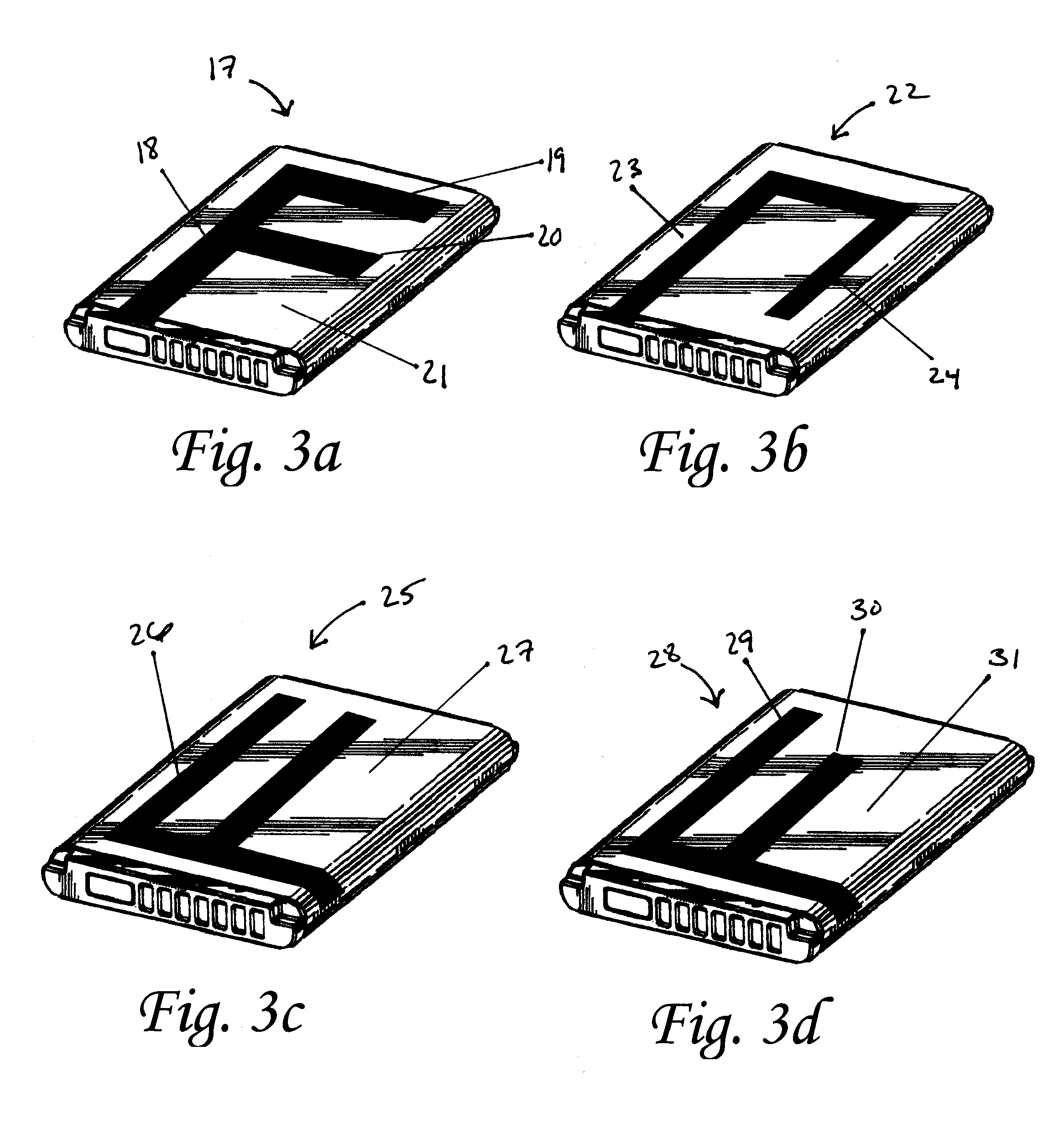 Modal antenna-integrated battery assembly