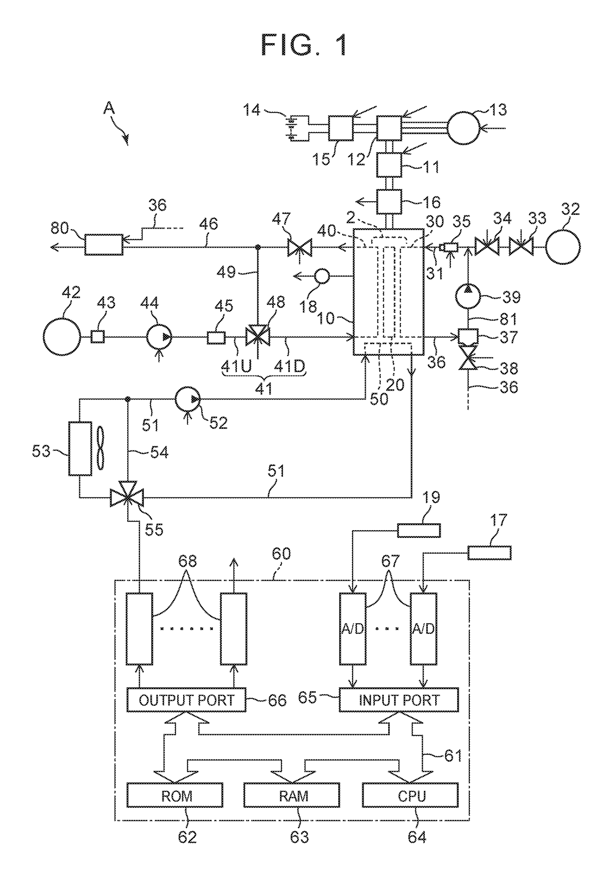 Fuel cell system and performance improvement method of fuel cell system