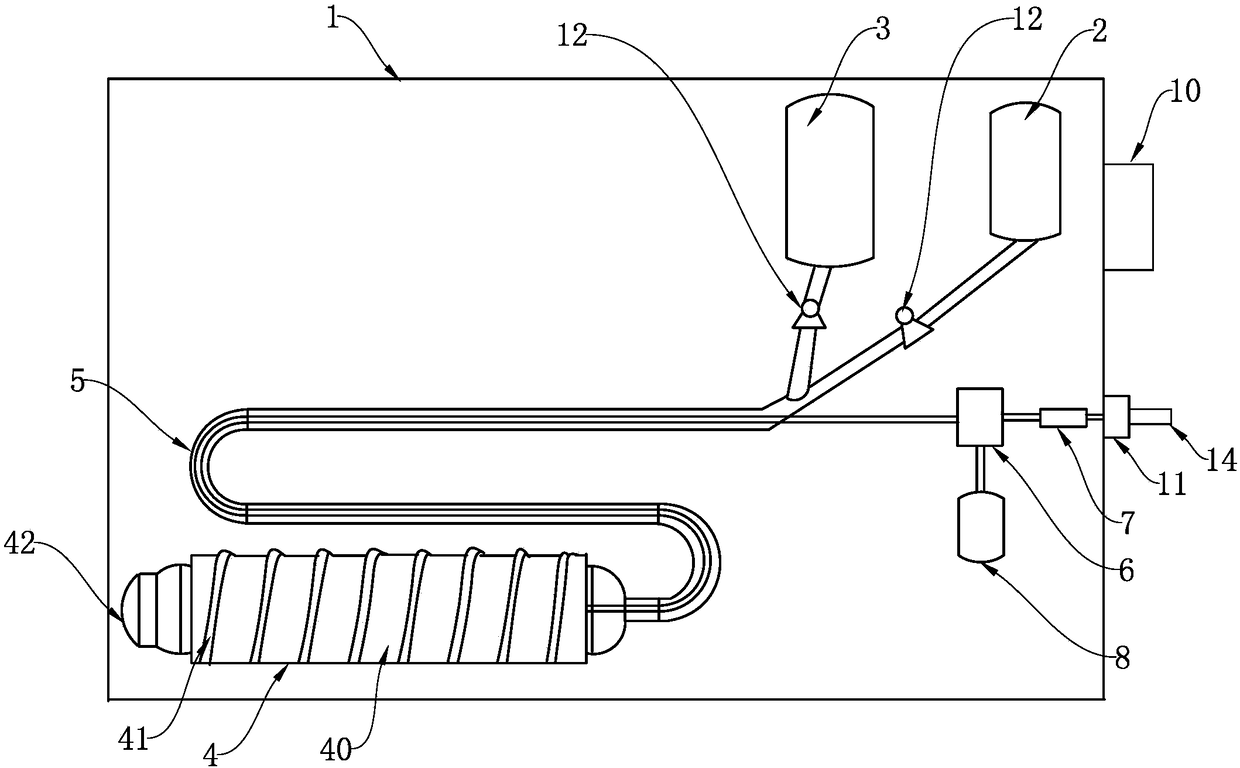 Radioactive organic waste liquid treatment device and method thereof