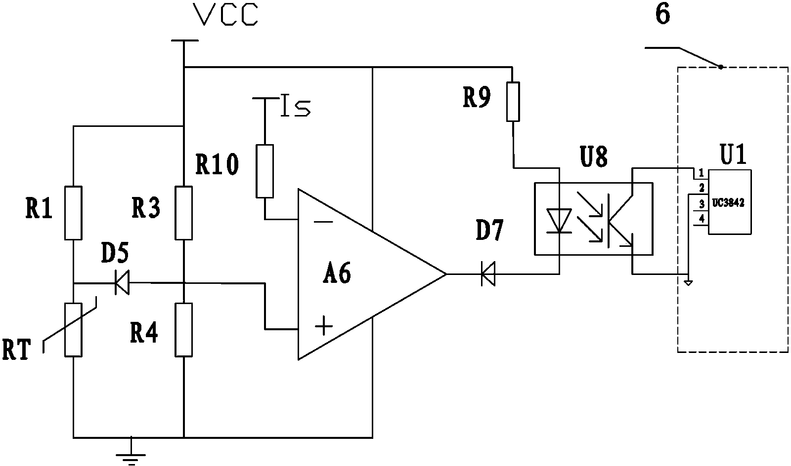 Electric vehicle charger with over-temperature protection function