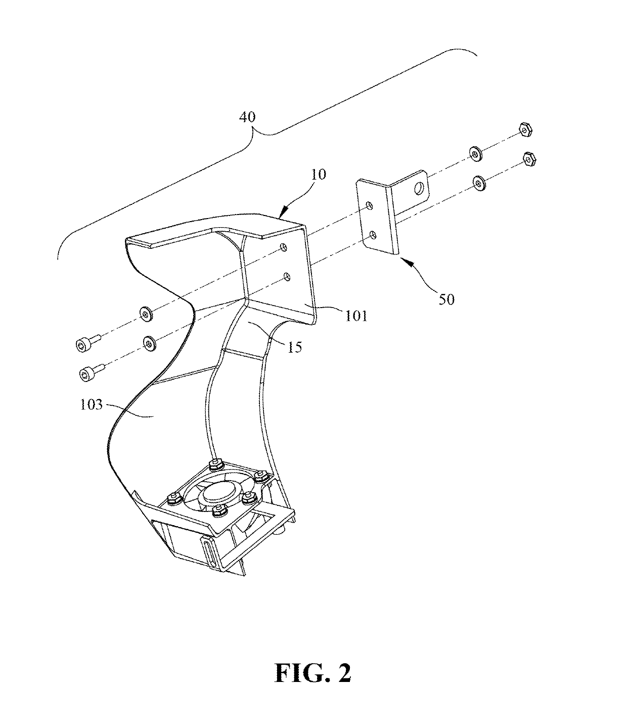 Heat dissipation device for an engine of a motorcycle