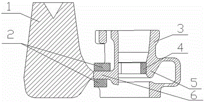 Turbine casing casting method