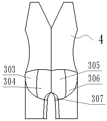 Slimming and breast-shaping suit with bra