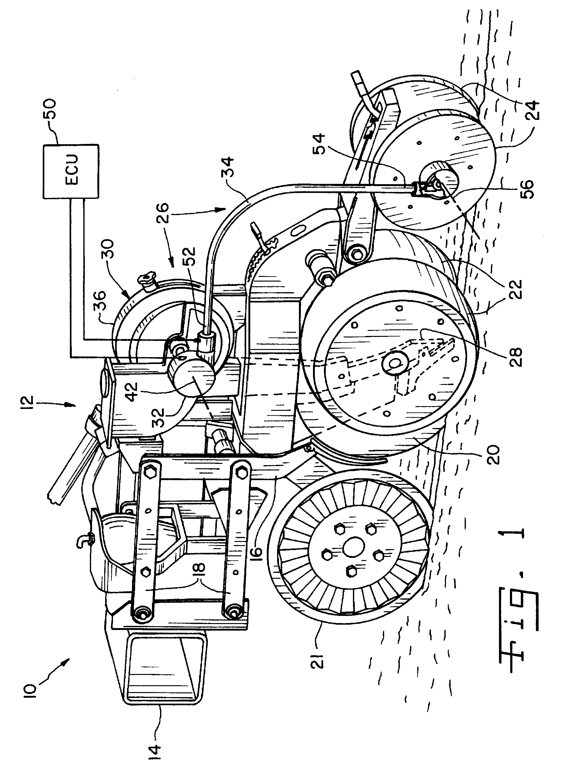 Ground driven seed metering system with a continuously variable transmission