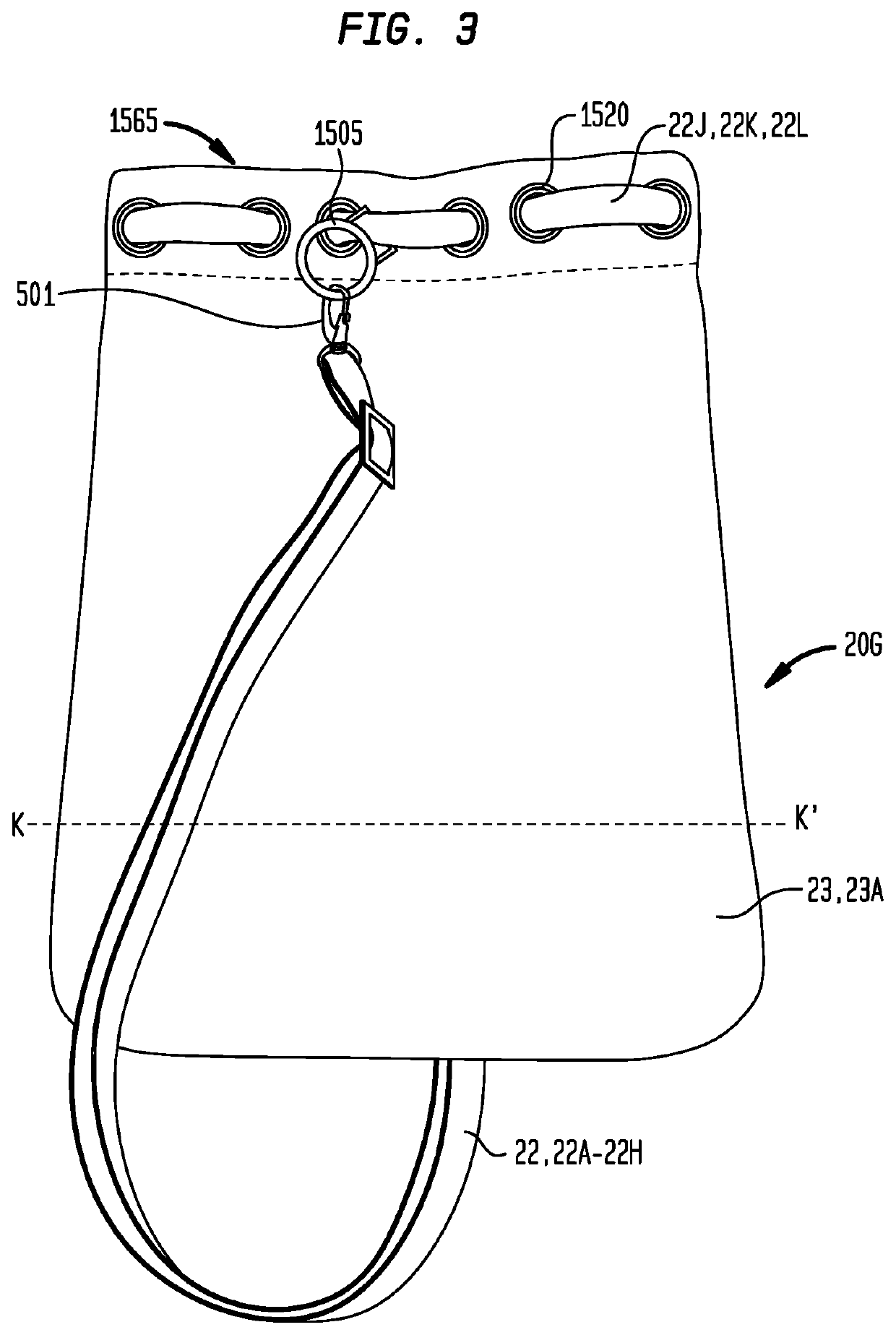 Anti-theft lockdown carrying bags and carrying straps