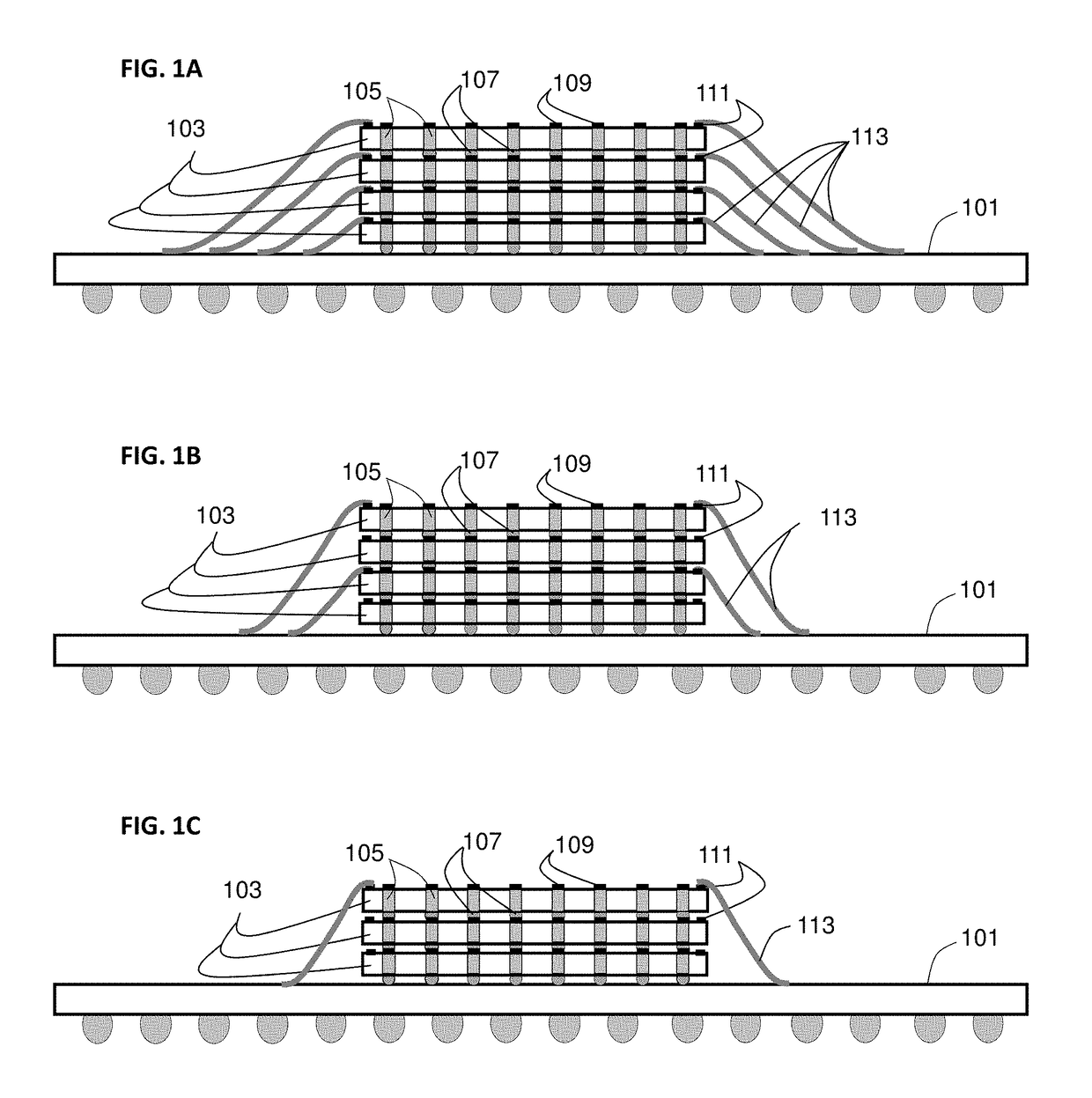 Three-dimensional hybrid packaging with through-silicon-vias and tape-automated-bonding