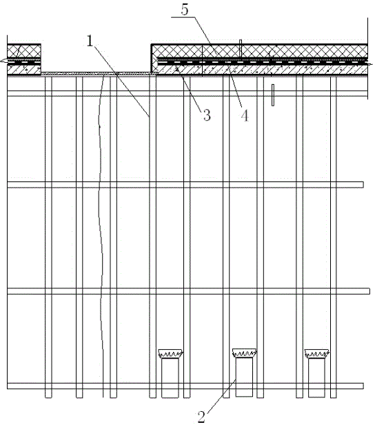 Frost damage prevention method for cast-in-place concrete beams and slabs