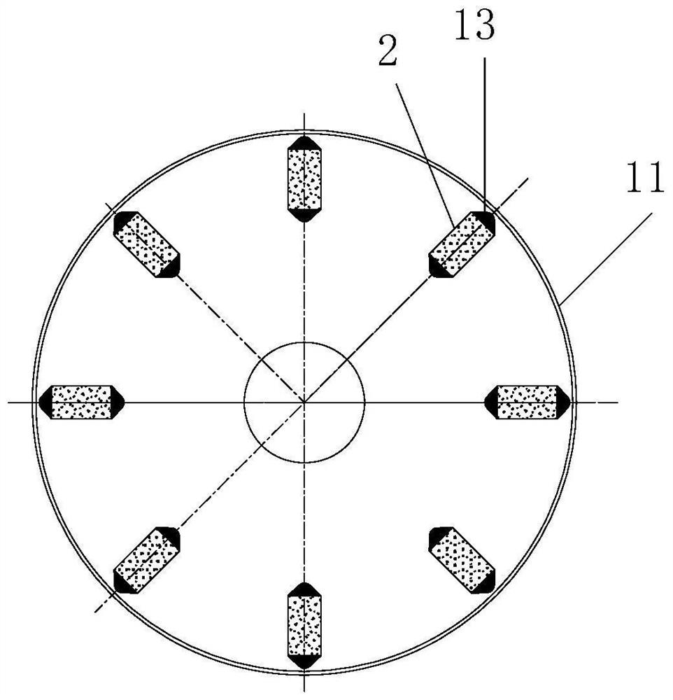 A method of vacuum filling glue for permanent magnet motor rotor