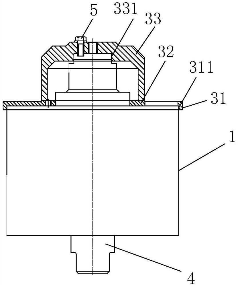 A method of vacuum filling glue for permanent magnet motor rotor