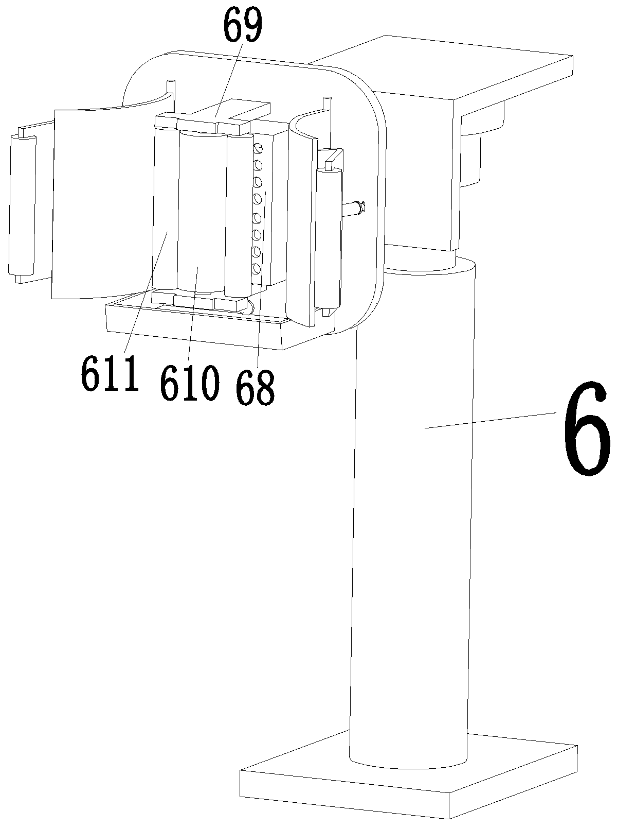 A lithium battery electrolyte automatic treatment system and its electrolyte treatment process