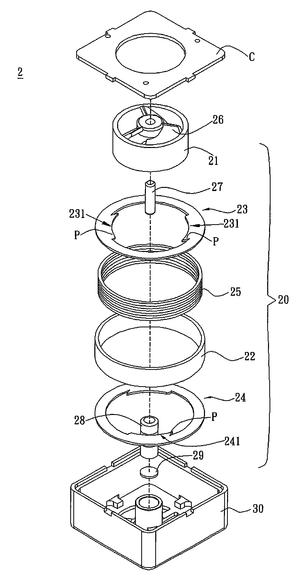 Fan and motor thereof