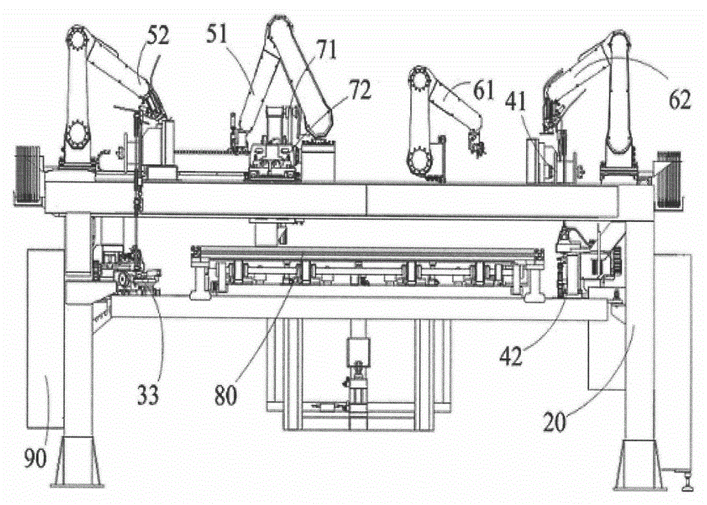 Solar cell string automatic superposition welding machine