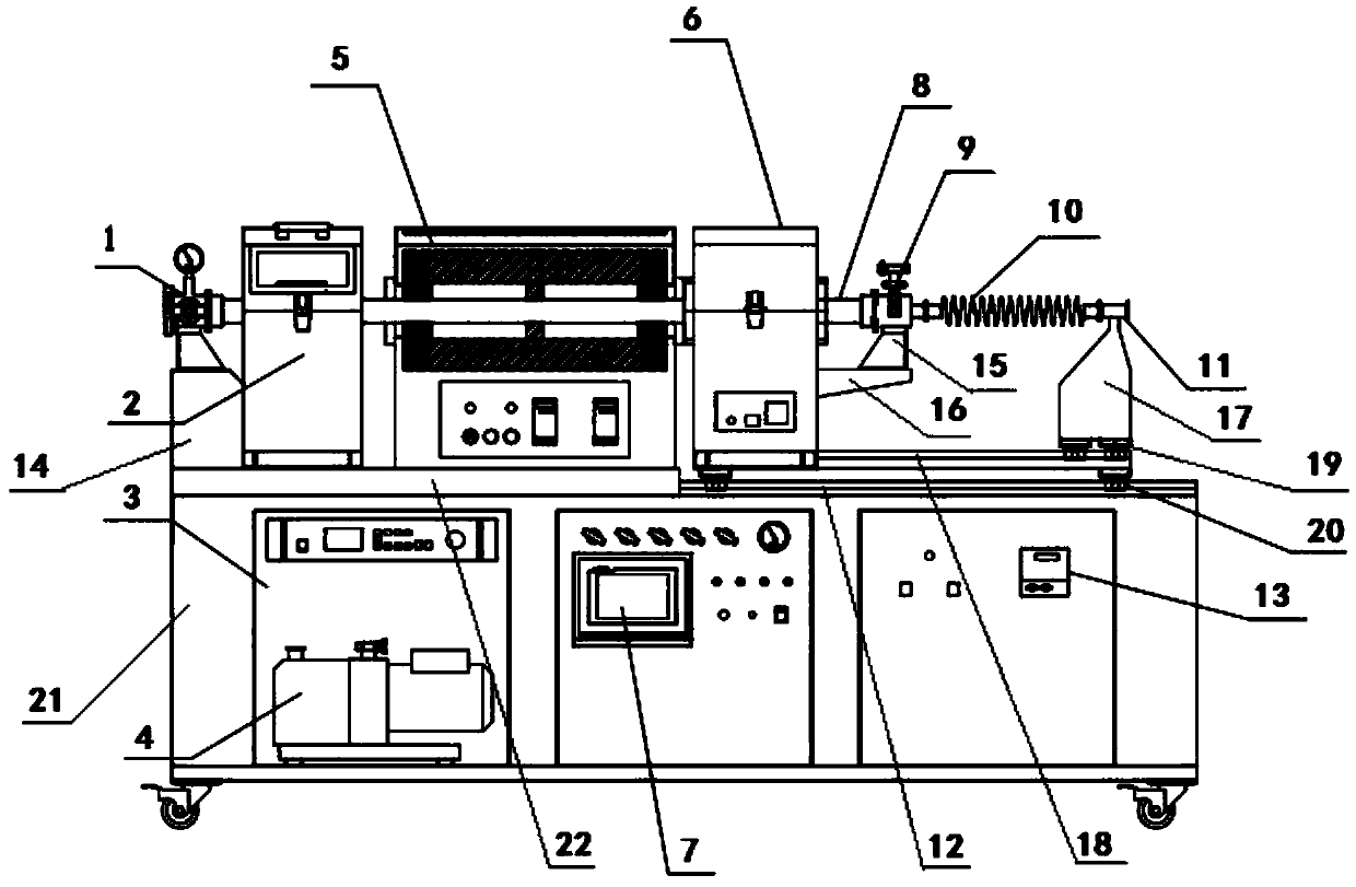 PE-reinforced multi-source two-dimensional material preparation device and working method thereof