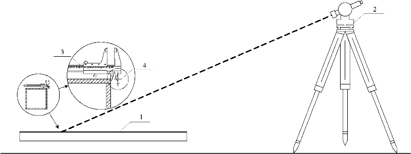 Measuring method for overall geometrical initial defects of structural components