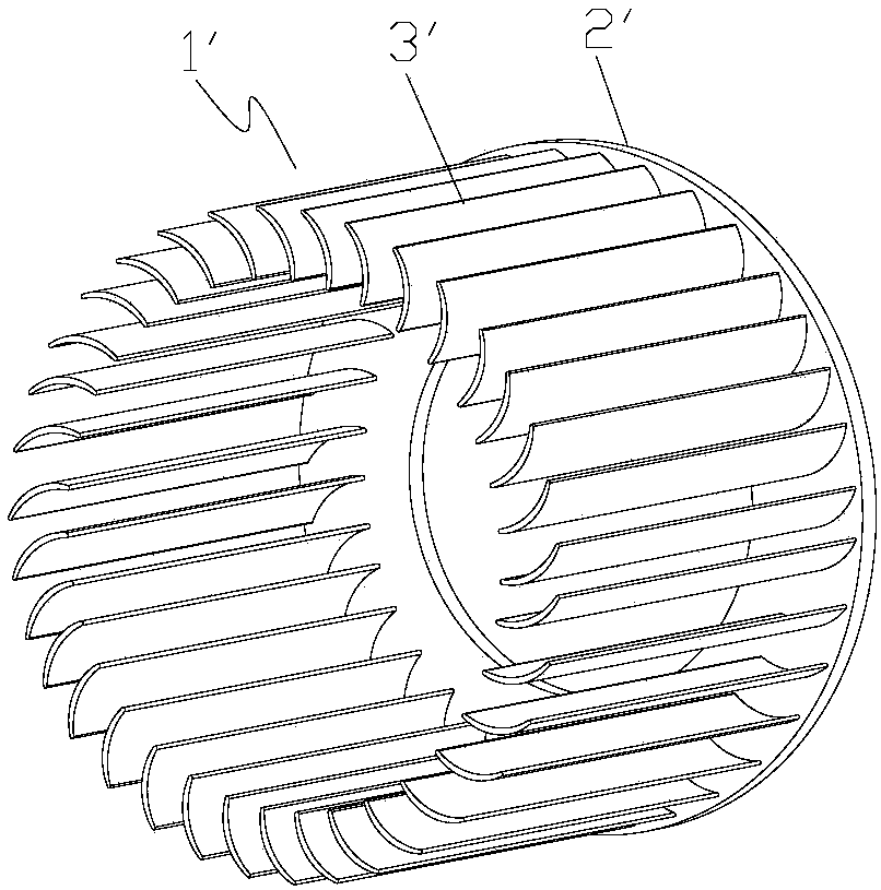 Cross-flow fan blade, cross-flow fan, indoor unit and air conditioner