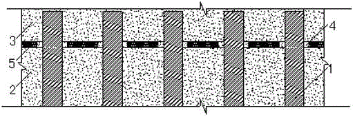 Novel integral abutment bridge with dog-bone shaped connecting structure and construction method