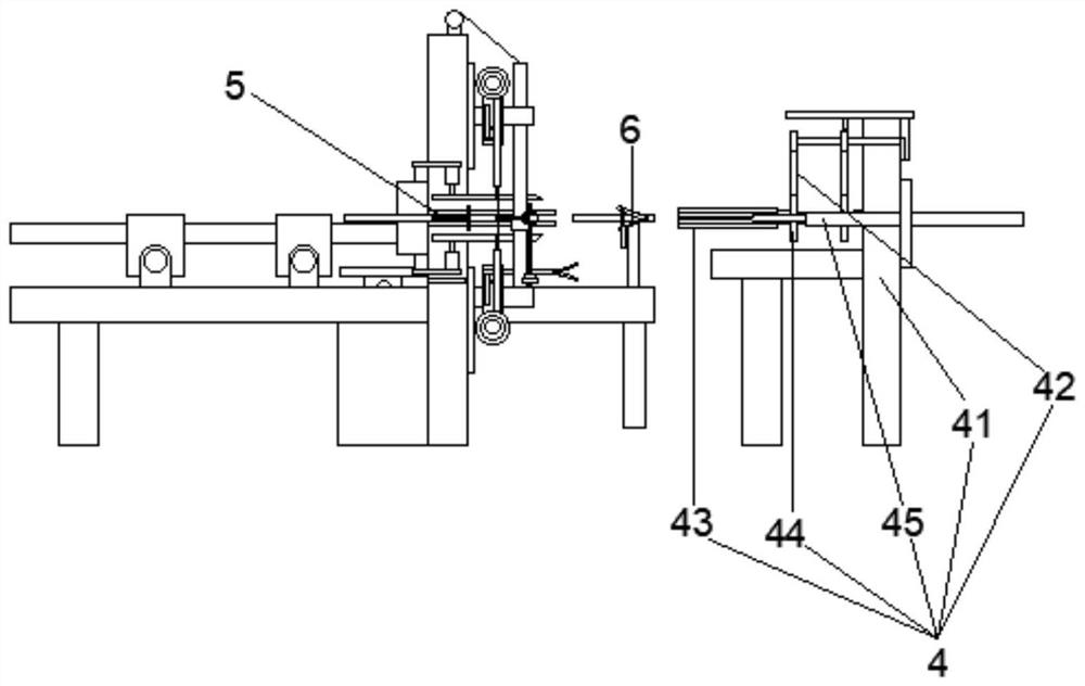 Full-automatic production line for canvas working gloves and production method of full-automatic production line