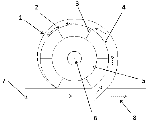 Pipeline hydroelectric generating set