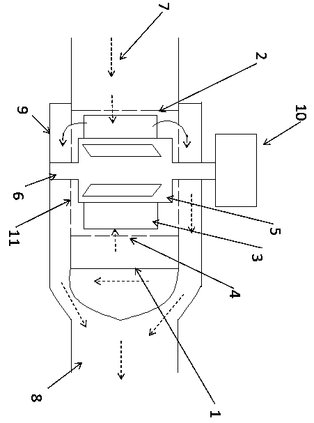 Pipeline hydroelectric generating set