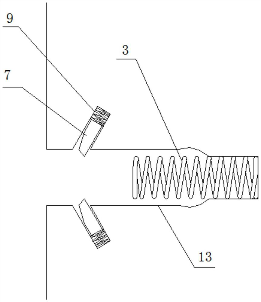 Novel framework connecting piece