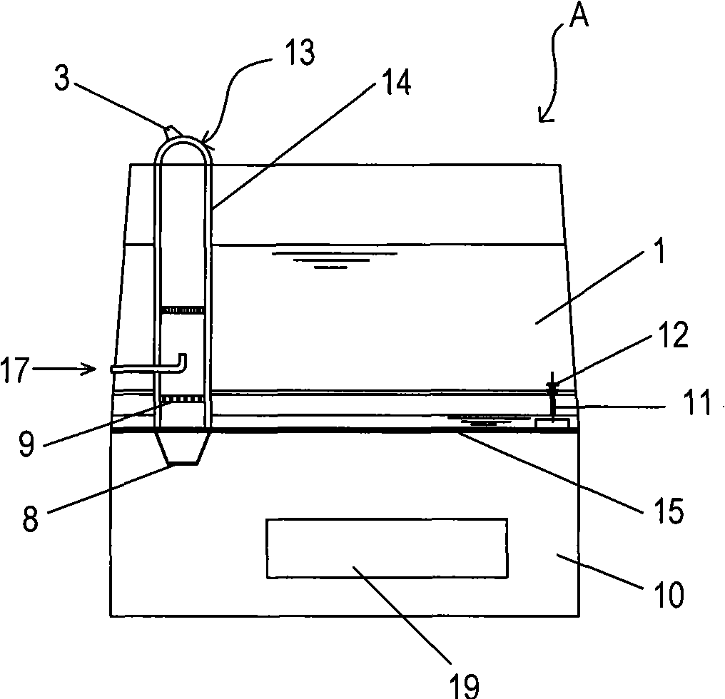 Liquid evaporation method and device for implementing the same