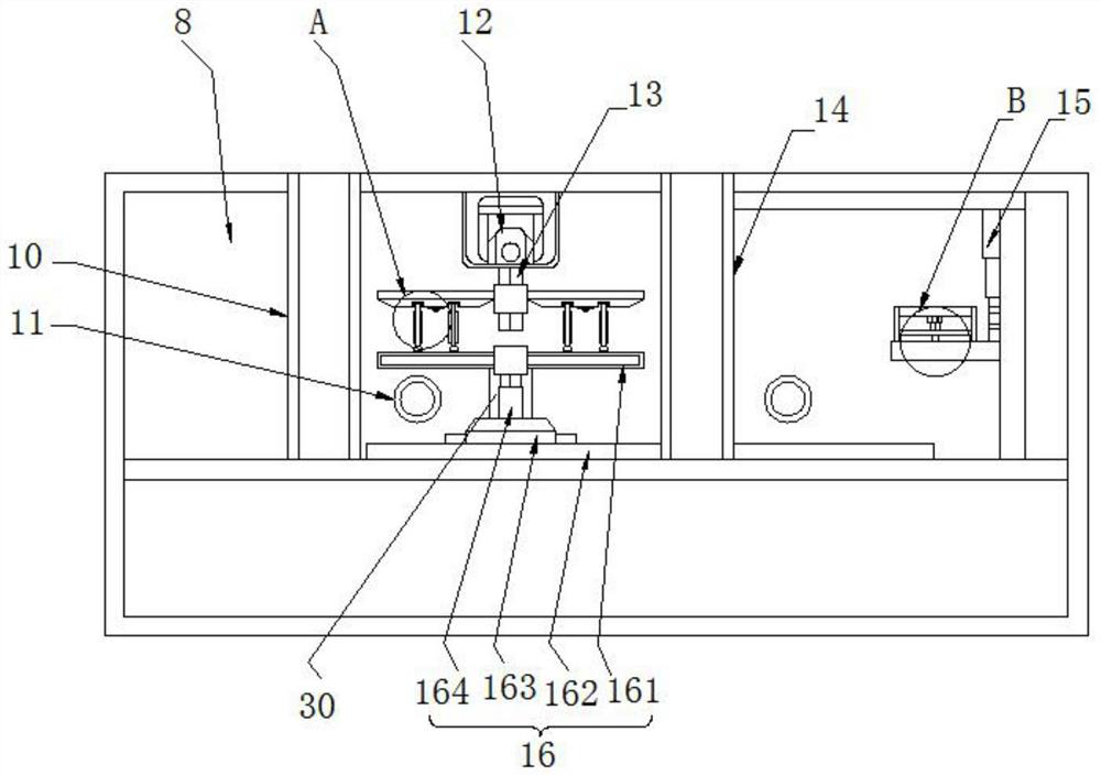 Intelligent assembly platform of backlight structure for improving home key light leakage