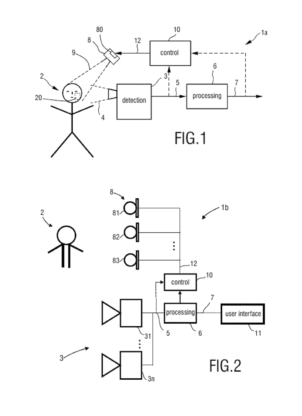 Device and method for obtaining vital sign information of a living being