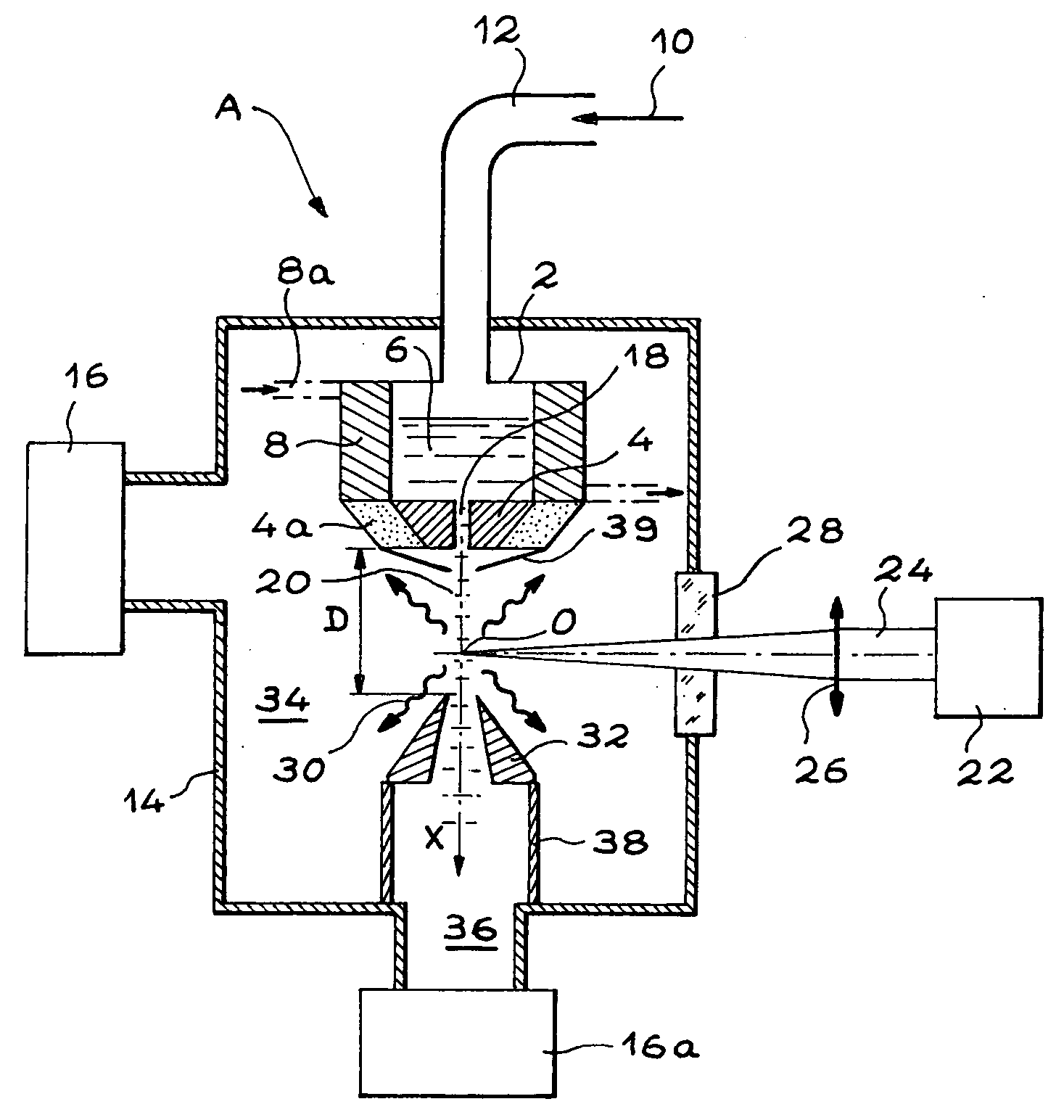 Method and device for generating extreme ultravilolet radiation in particular for lithography