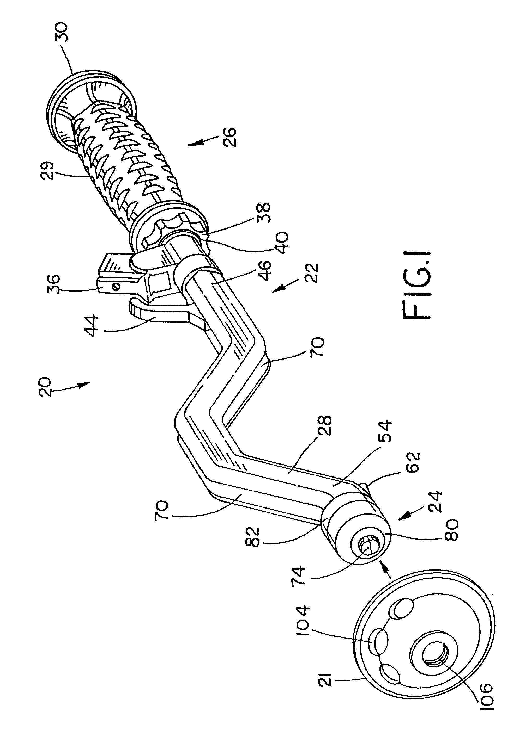 Split thread orthopaedic implant impactor