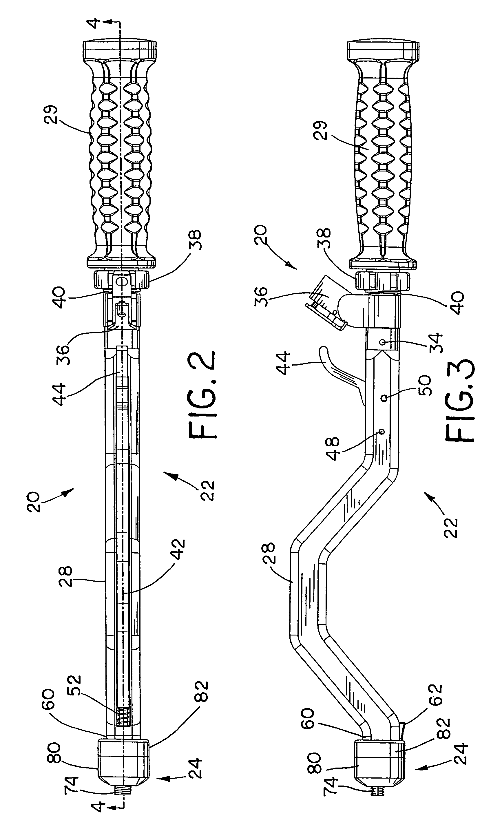 Split thread orthopaedic implant impactor