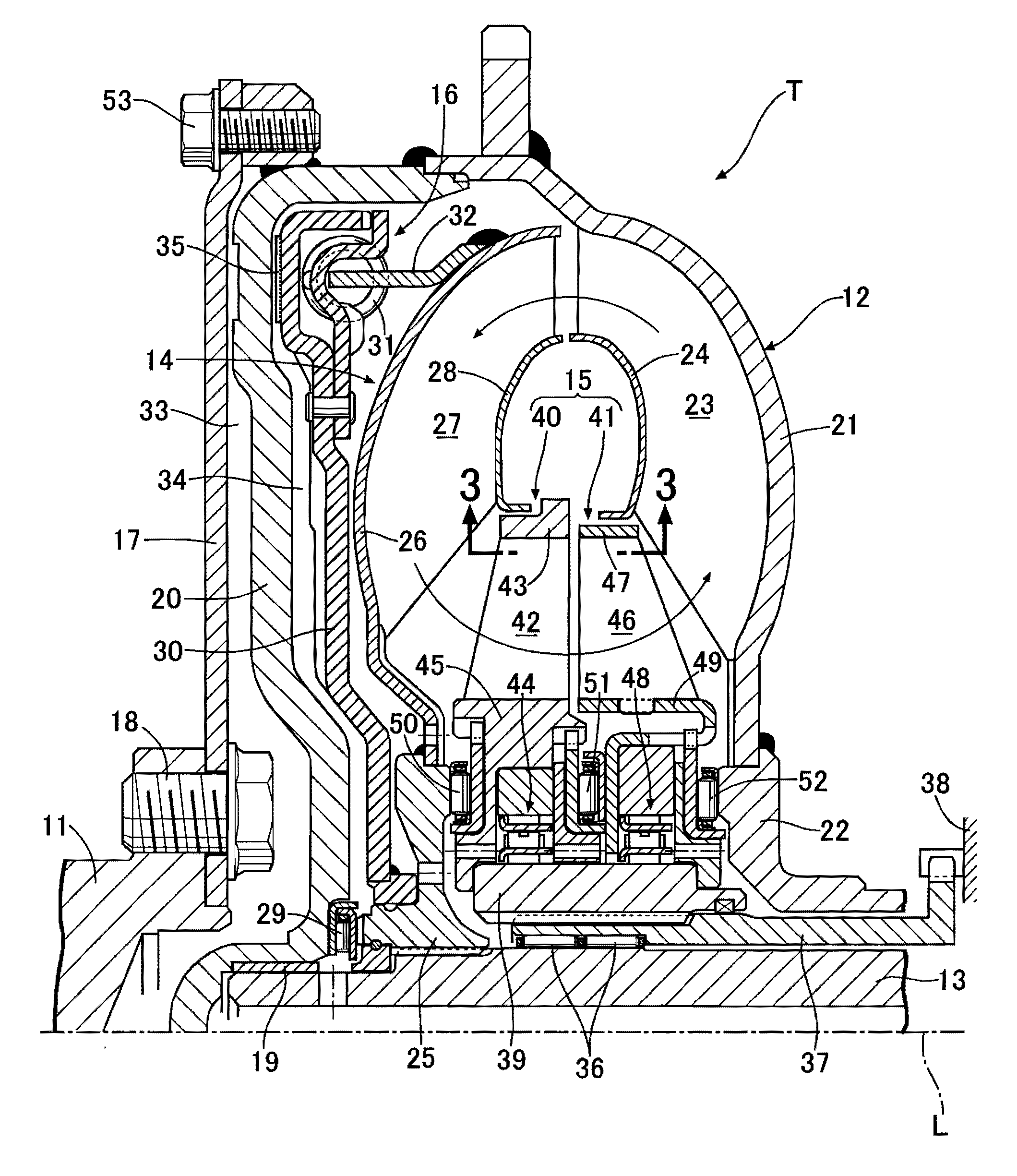 Torque converter stator structure