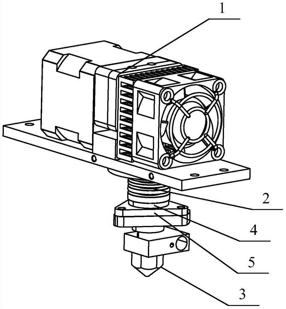 Feeding venturi and feeding structure for 3D printer