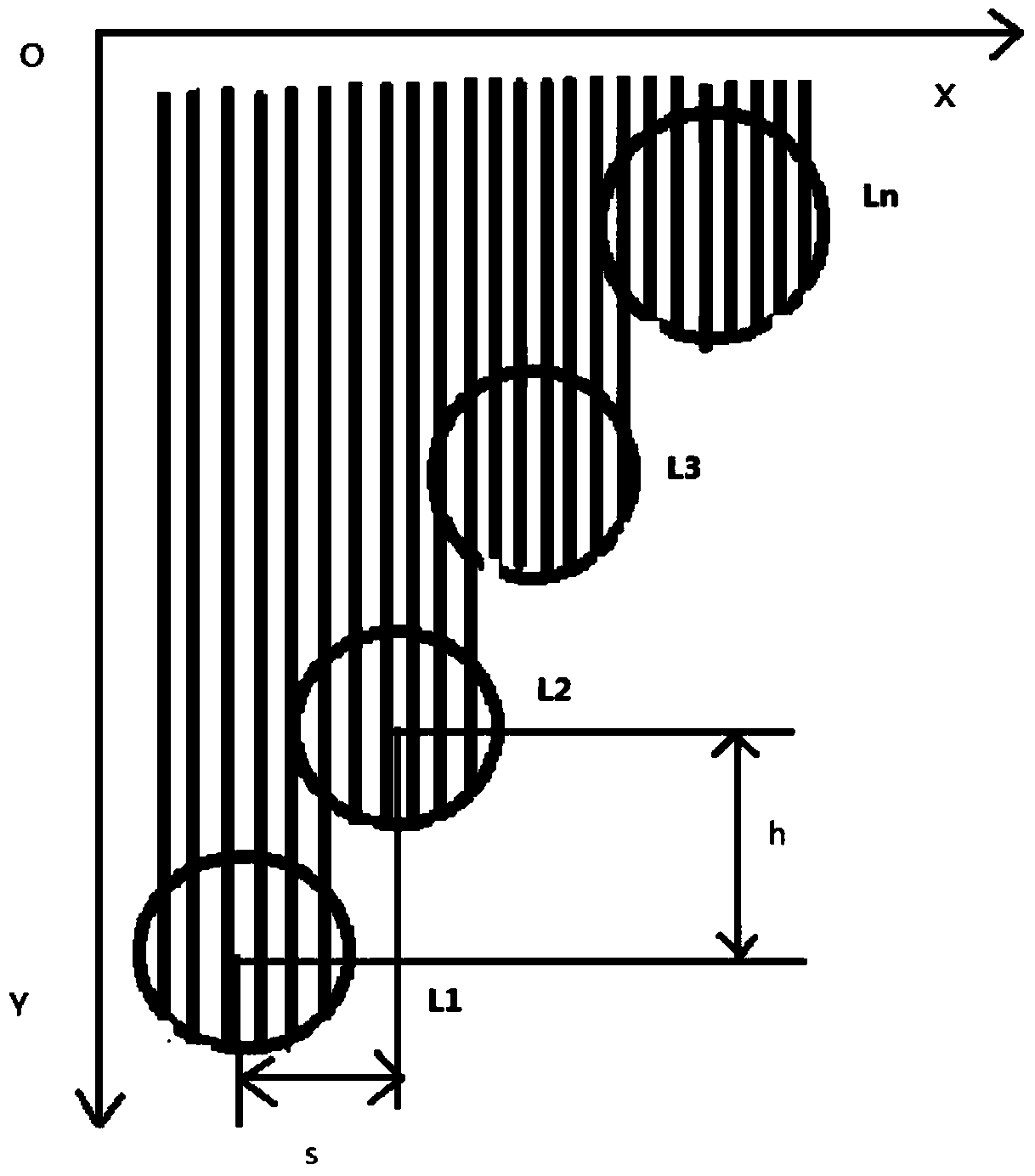 Large-area optical grating manufacturing method based on ultrashort-pulse laser-induction self-assembly feature