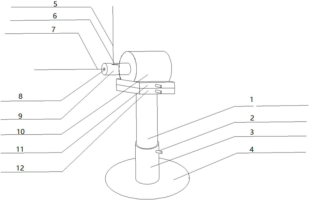 Measuring device and measuring method for surrounding rock deformation of geotechnical model test