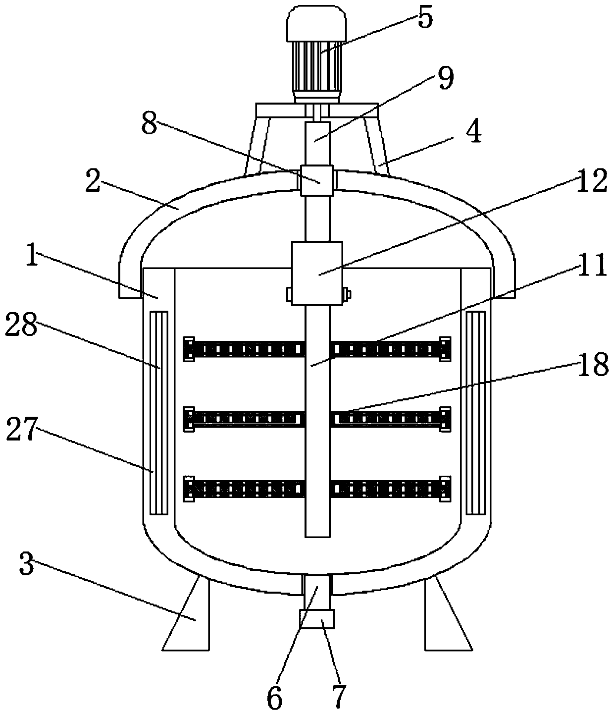 A Chinese medicine extraction tank that is easy to disassemble and wash