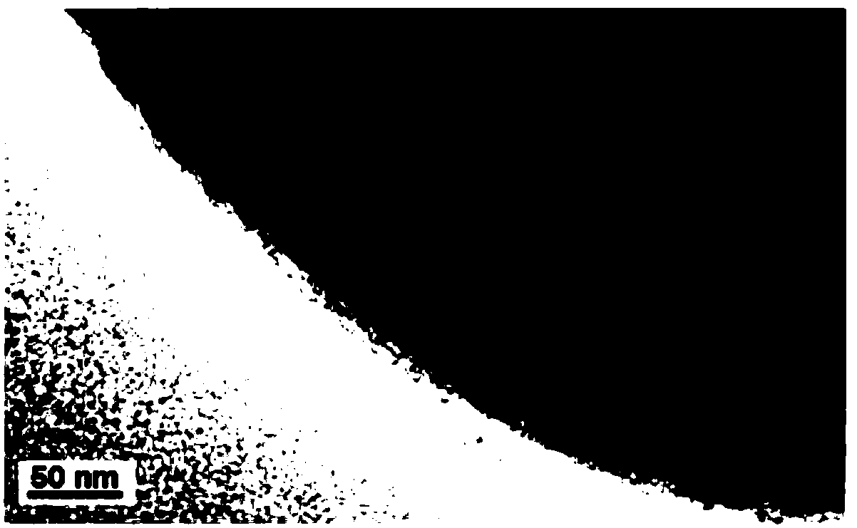 Preparation method of palladium-mesoporous silicon oxide hollow multi-core nanometer catalytic material