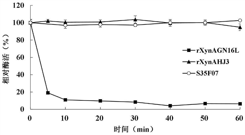 Endonuclease mutant S35F07, as well as preparation method and application thereof