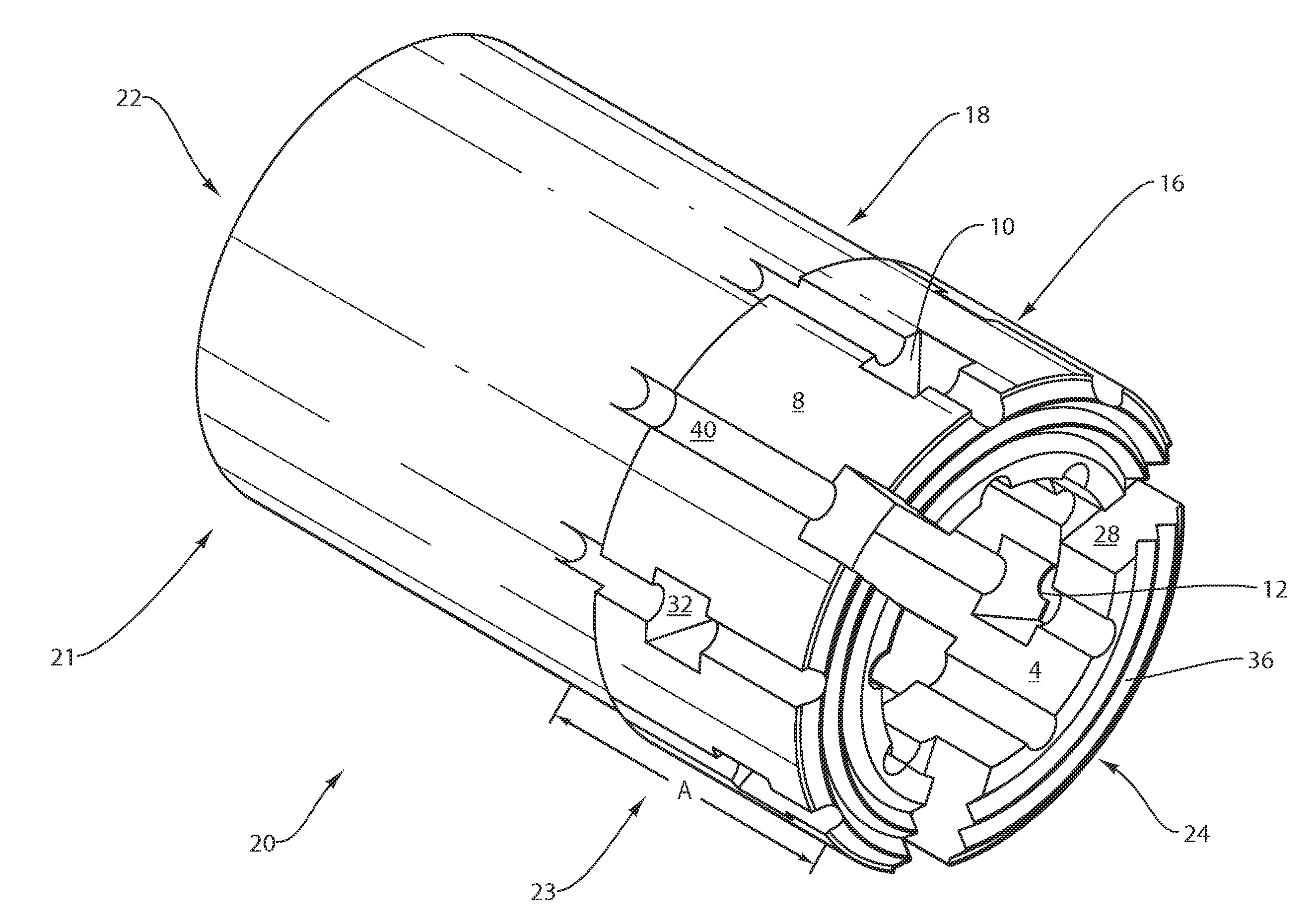 Drill bits with enclosed fluid slots