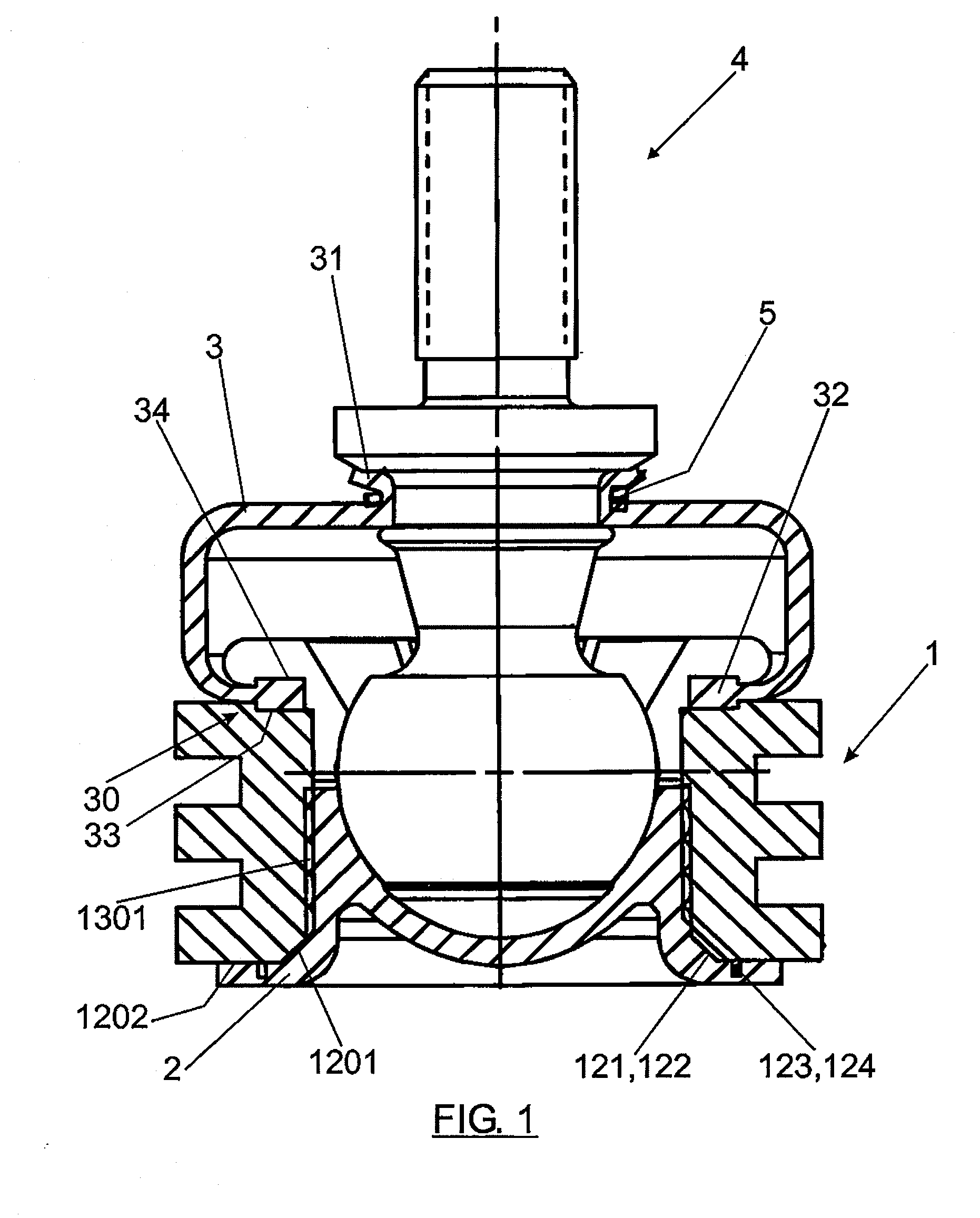 Ball joint device